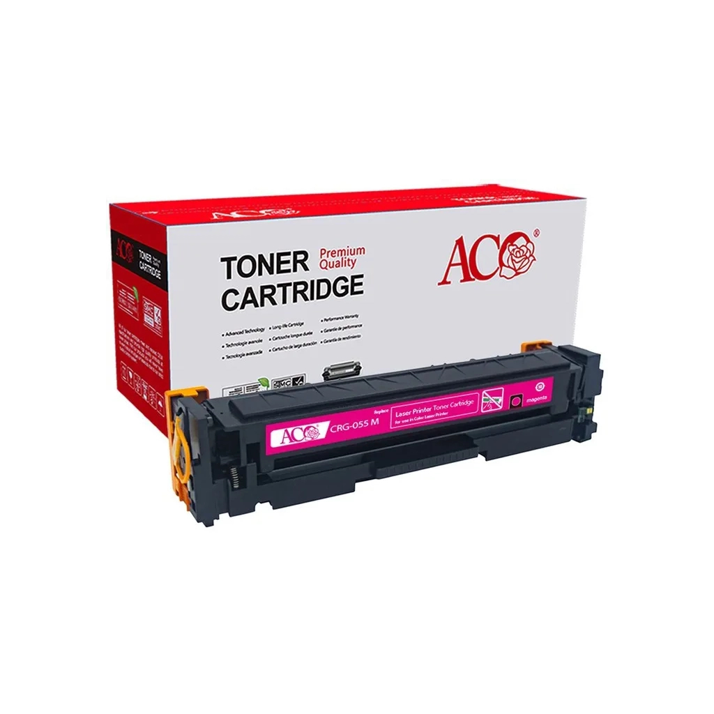 Картридж ACO Canon 055H Magenta, without chip (ACO-CRG-055HMNC) Картридж ACO Canon 055H Magenta, without chip (ACO-CRG-055HMNC)