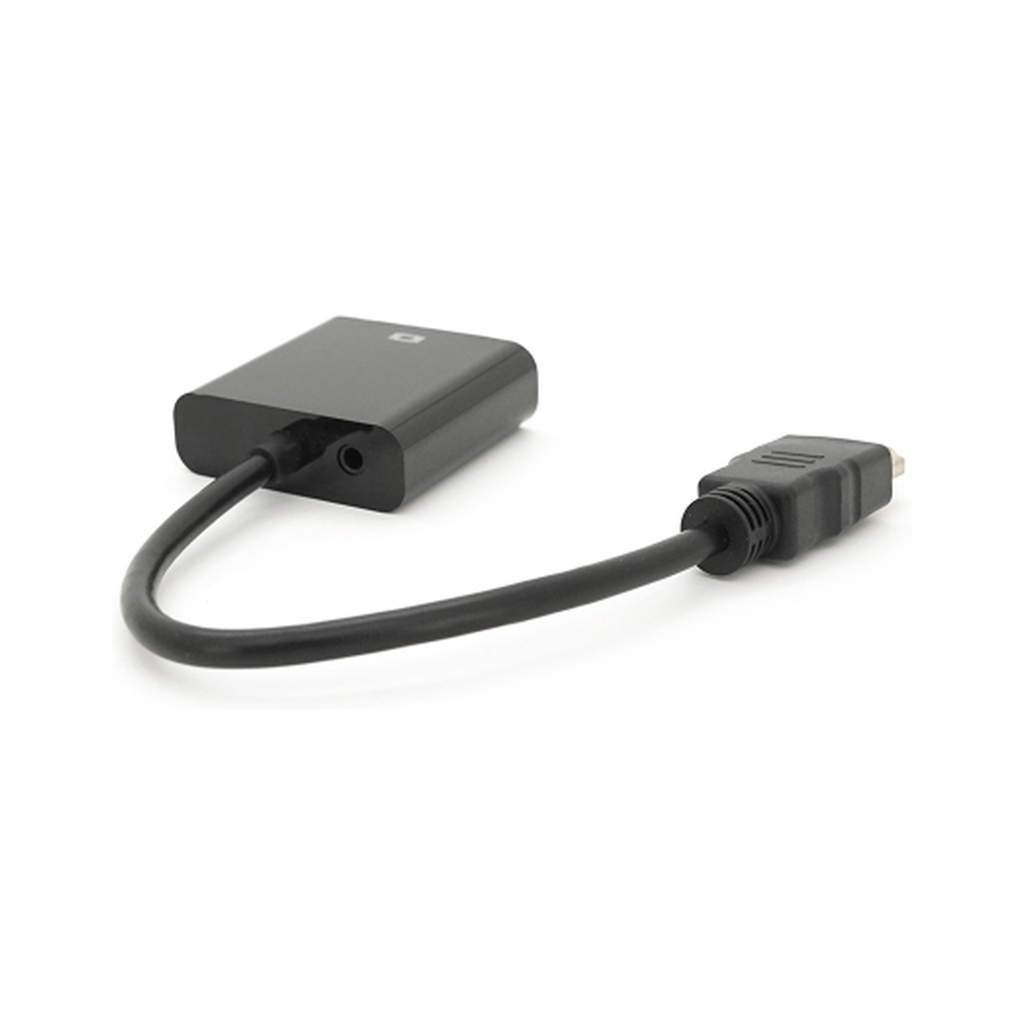 Перехідник HDMI M to VGA F + Audio 0.1m 4K/2K black Voltronic (YT-C-HDMI(M)/VGA(F)+AUX-B) Перехідник HDMI M to VGA F + Audio 0.1m 4K/2K black Voltronic (YT-C-HDMI(M)/VGA(F)+AUX-B)
