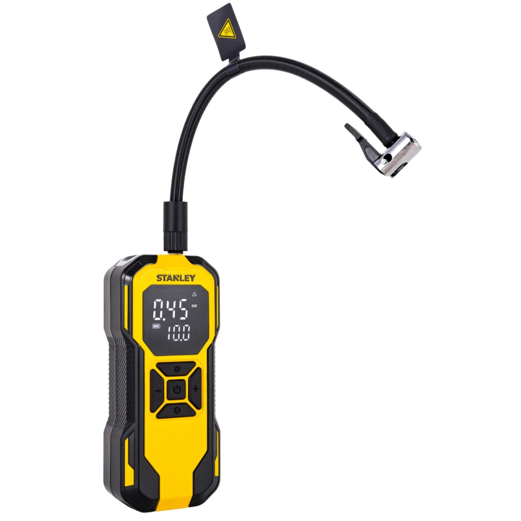 Автомобільний компресор Stanley 2in1, 10 Бар, 14,2 л/хв., powerbank 6000 mAh (SXIF0101)