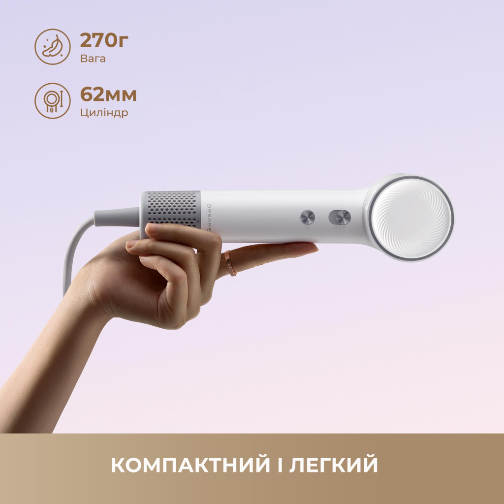 Фен Dreame Hair MINI White (AHG11AW) Фен Dreame Hair MINI White (AHG11AW)