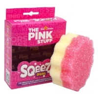 Sponge for cleaning The Pink Stuff Sqeezy Dual Sided Double-sided 1 pc. (5060033823453)