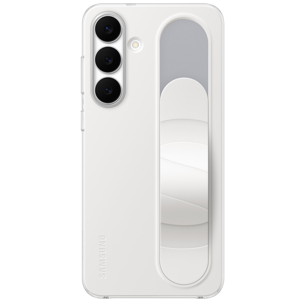Чохол до мобільного телефона Samsung Standing Grip S25 FE White (EF-GS731CWEGWW) Чохол до мобільного телефона Samsung Standing Grip S25 FE White (EF-GS731CWEGWW)