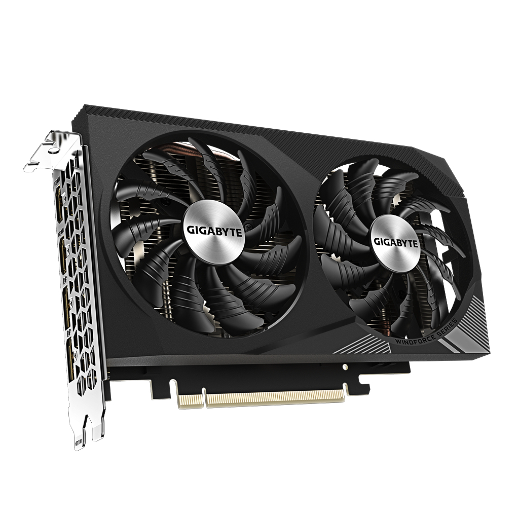 Відеокарта GIGABYTE GeForce RTX3050 8Gb WINDFORCE V2 (GV-N3050WF2V2-8GD)