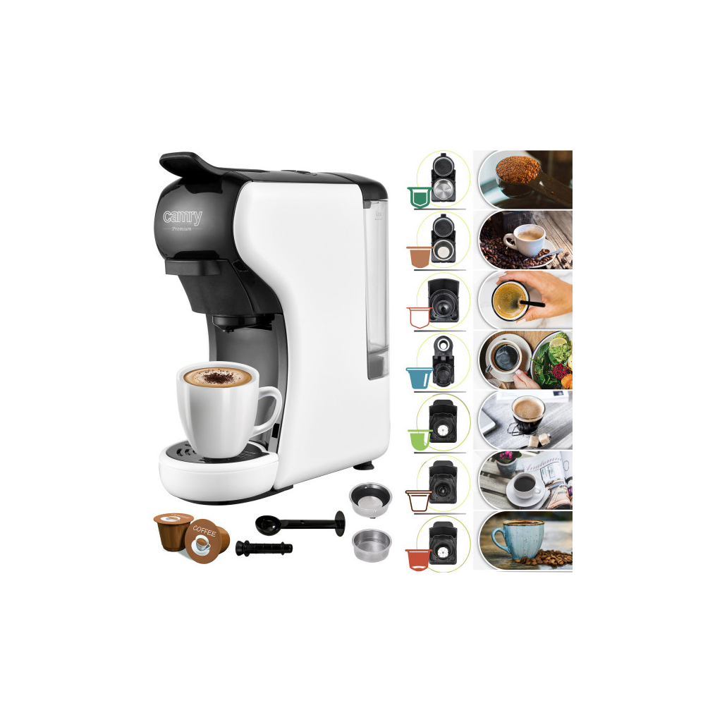 Капсульна кавоварка Camry CR 4414 white
