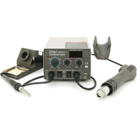 Bakku soldering station BK-601D+ digital display, hair dryer, soldering iron (BK-601D+)