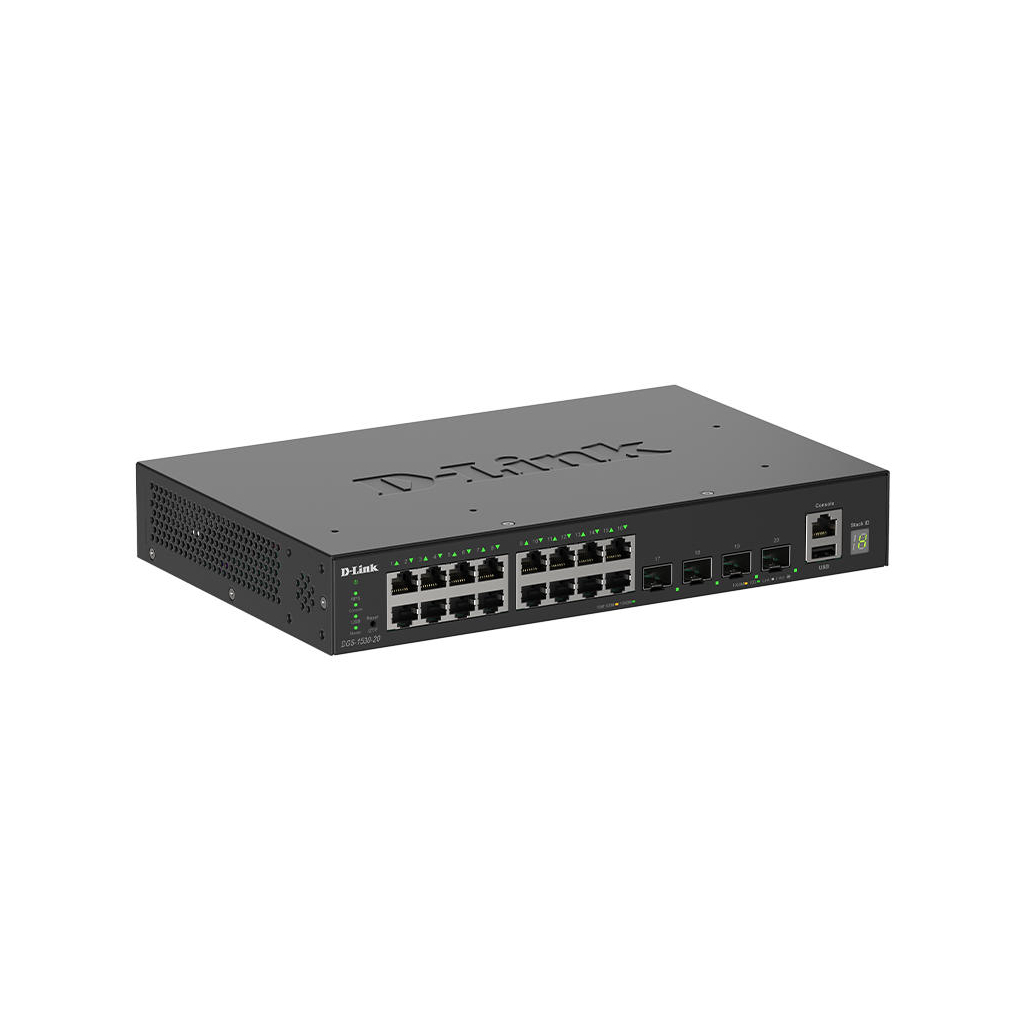 Комутатор мережевий D-Link DGS-1530-20