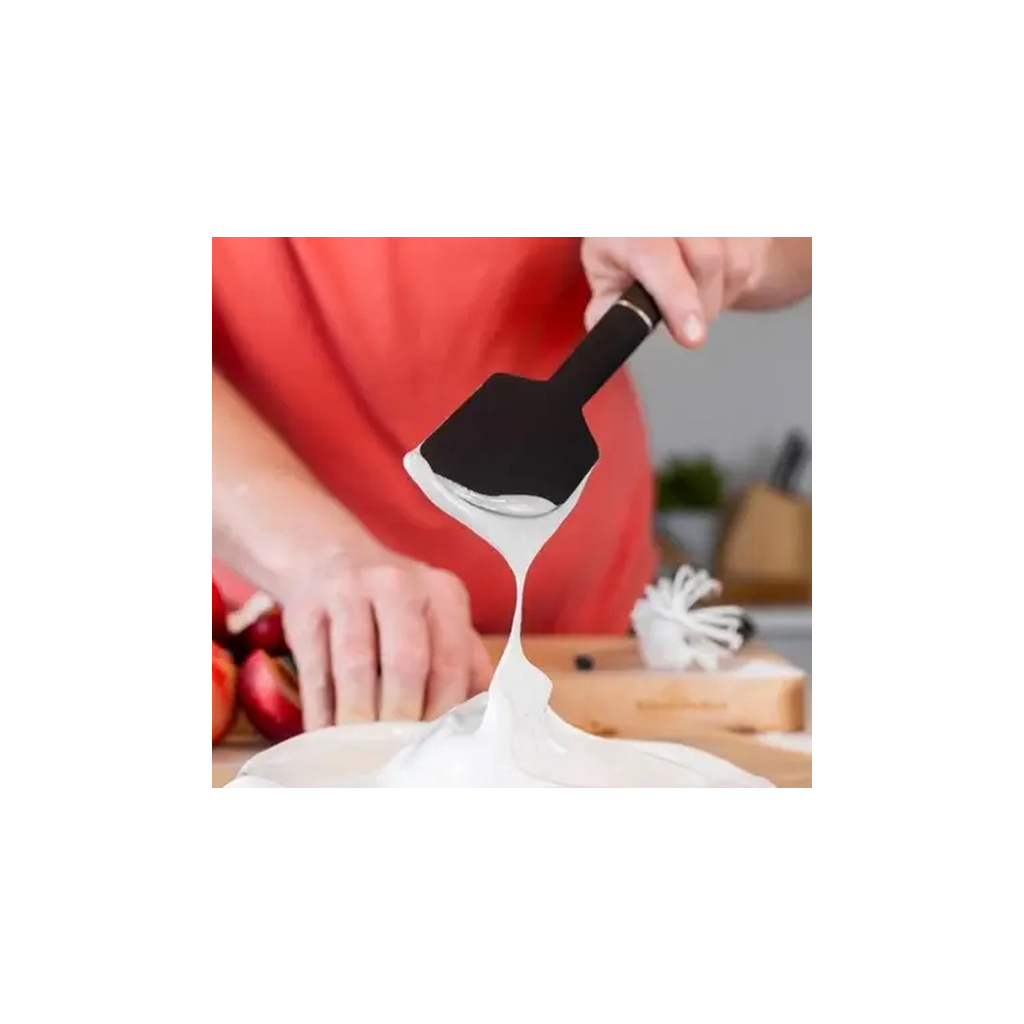 Лопатка кухонна KitchenAid Classic для тіста 30 см чорний (KHH031OHOBE)