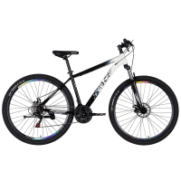 Велосипед Space 27.5" MARS DD FR рама-17" ST 2026 чорний з білим (OPS-SP-27.5-070)