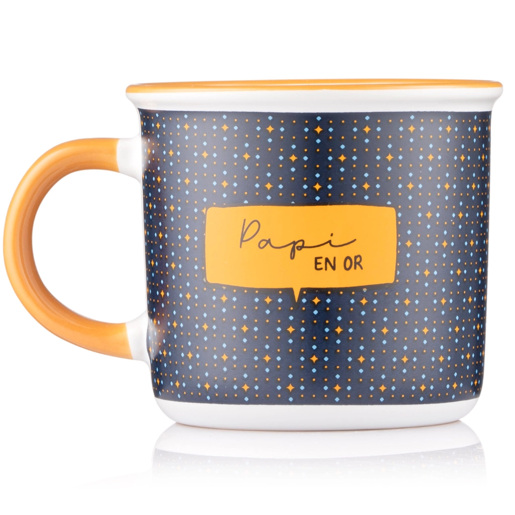 Чашка Ardesto Dad, 400мл, кераміка, багатокольоровий (AR3098)