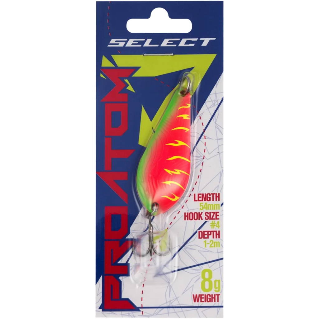 Блешня Select ProAtom 8.0g 54mm 09 (1870.77.18) Блешня Select ProAtom 8.0g 54mm 09 (1870.77.18)