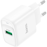 Зарядний пристрій HOCO C140A USB 18W QC3.0 white (6942007627795)