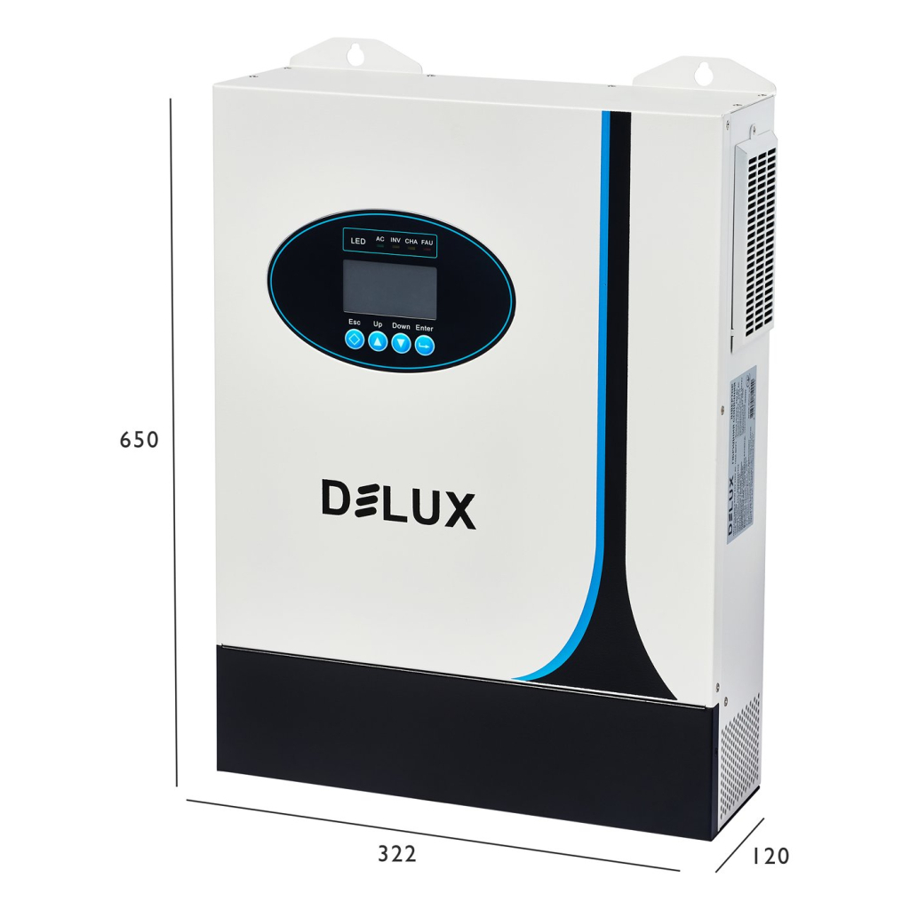 Сонячний інвертор Delux NKH-3,6KW 24V 100А (90023760)