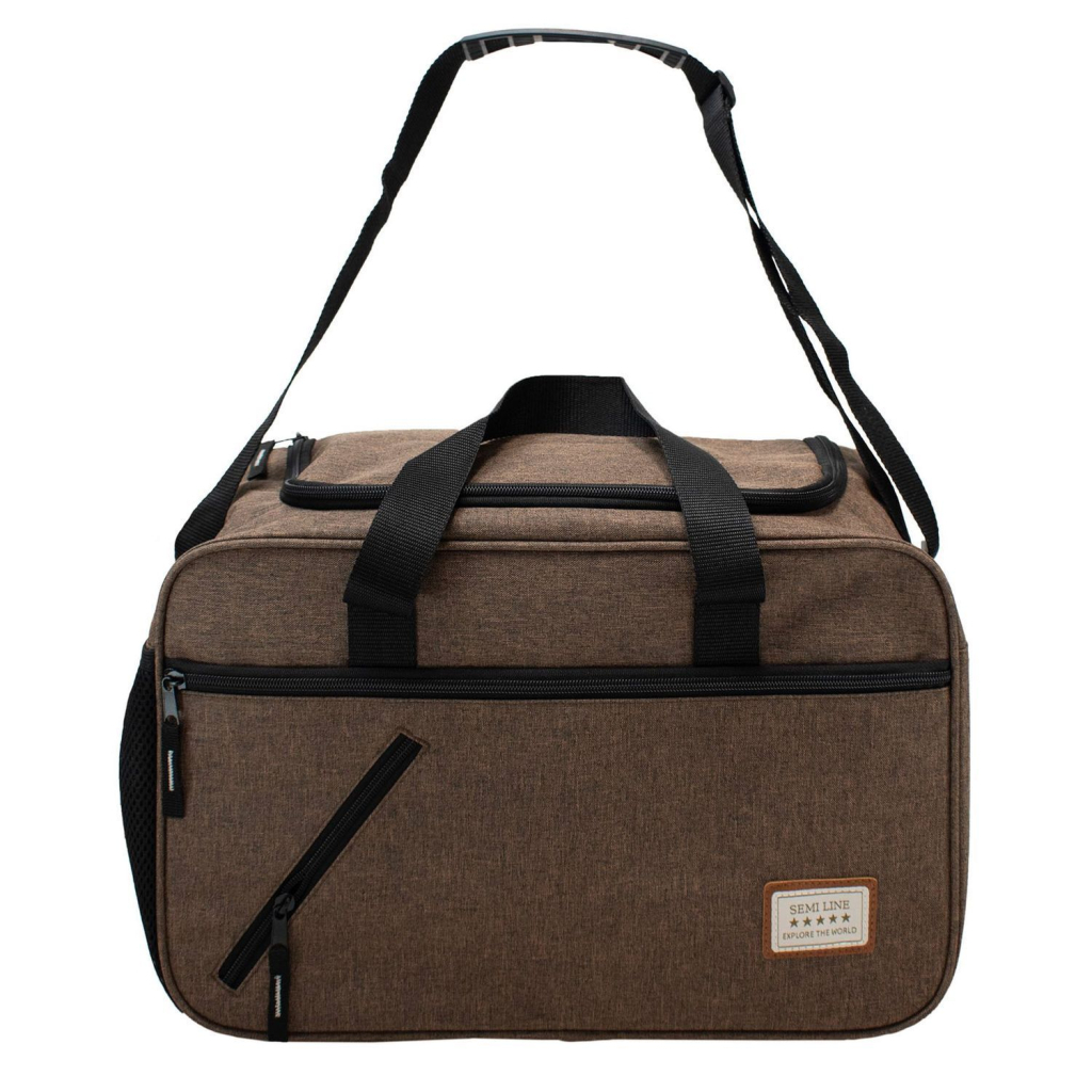 Дорожня сумка Semi Line 20 Brown (T5785-3) (DAS303597) Дорожня сумка Semi Line 20 Brown (T5785-3) (DAS303597)