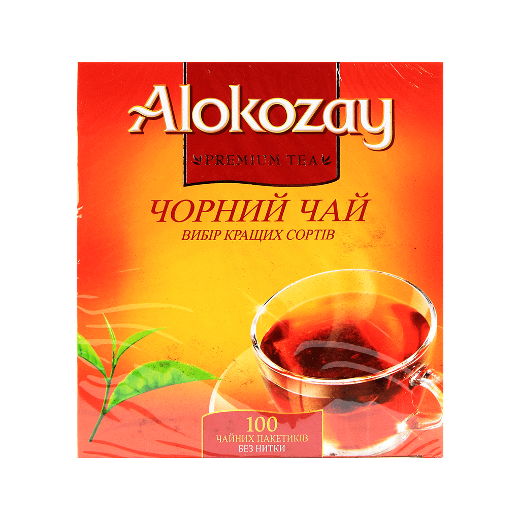 Чай Alokozay чорний 100х2 г (без нитки) (4820229041136)