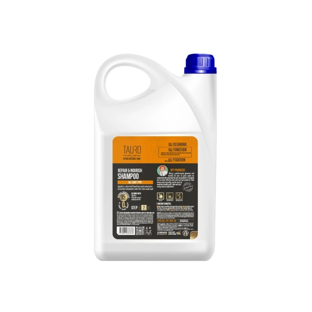 Шампунь для тварин Tauro Pro Line Ultra Natural Care Repair and Nourish 3785 мл (TPL63767) Шампунь для тварин Tauro Pro Line Ultra Natural Care Repair and Nourish 3785 мл (TPL63767)