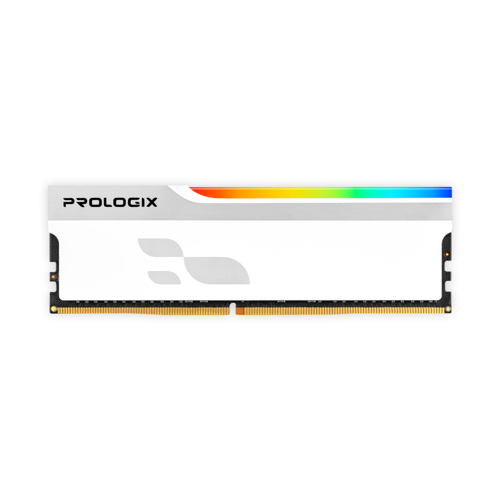 Модуль пам'яті для комп'ютера DDR4 8GB 3200 MHz Onyx White RGB Prologix (PRO8GB3200YWR4)
