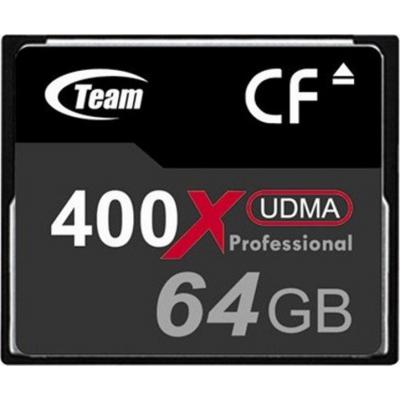 Карта пам'яті Team Compact Flash 64Gb 400x (TCF64G40001)