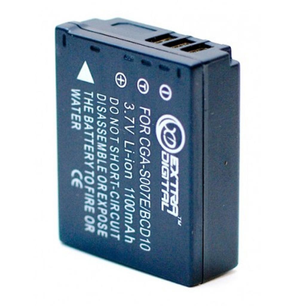 Акумулятор до фото/відео Extradigital Panasonic CGA-S007 (BDP2578)