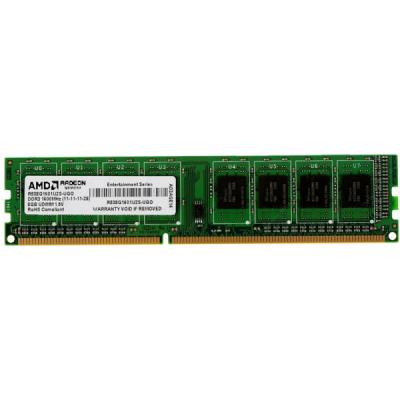 Модуль пам'яті для комп'ютера DDR3 8GB 1600 MHz AMD (R538G1601U2S-UOBULK)