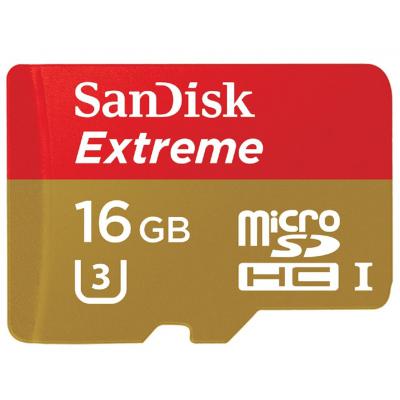 Карта пам'яті SanDisk 16GB microSDHC Class 10 UHS-I U3 (SDSQXNE-016G-GN6MA)