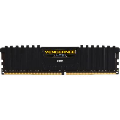 Модуль пам'яті для комп'ютера DDR4 4GB 2400 MHz Vengeance LPX Black Corsair (CMK4GX4M1A2400C14)