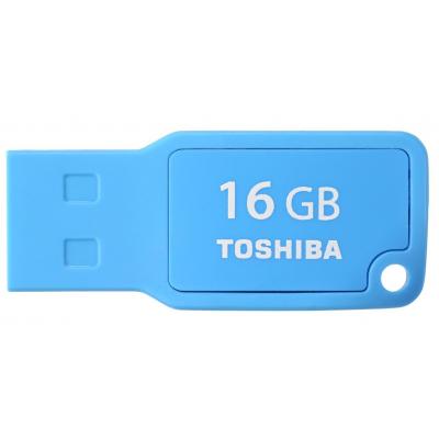 USB флеш накопичувач Toshiba 16GB Mikawa Cyan USB 2.0 (THN-U201C0160M4)