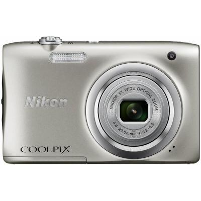Цифровий фотоапарат Nikon Coolpix A100 Silver (VNA970E1)