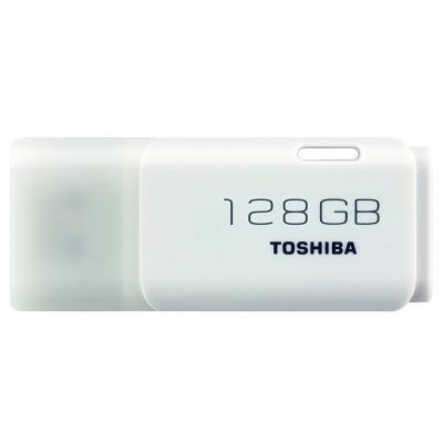 USB флеш накопичувач Toshiba 128GB U202 Hayabusa White USB 2.0 (THN-U202W1280E4)