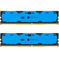Модуль пам'яті для комп'ютера DDR4 8GB (2x4GB) 2400 MHz Iridium Blue Goodram (IR-B2400D464L15S/8GDC)