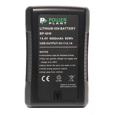 Акумулятор до фото/відео PowerPlant Sony BP-95W, 6600mAh (DV00DV1414)