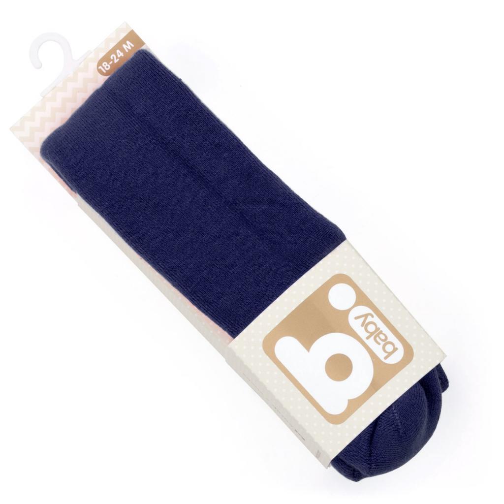 Колготки дитячі Bibaby махрові однотонні (68094-86-blue)