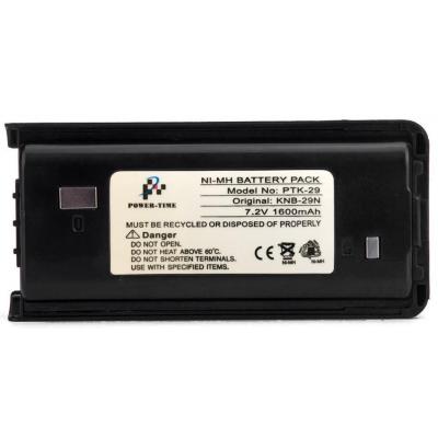 Акумуляторна батарея PowerTime эквивалент акумулятора KNB-29N для Kenwood 1600 мАч NiMH (PTK-29N)