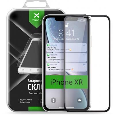 Скло захисне Vinga для Apple iPhone XR/iPhone 11 Black (VTPGS-IXRB)