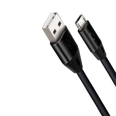 Дата кабель USB 2.0 AM to Micro 5P 1.0m Nova Black Cord (CDN-M1-1B)
