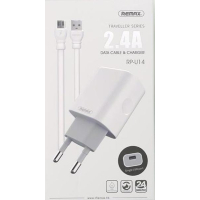 Зарядний пристрій Remax Traveller series Micro USB Data Cable white (RP-U14MICRO-WHITE)