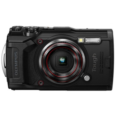 Цифровий фотоапарат Olympus TG-6 Tough adventure kit Black (V104210BE010)