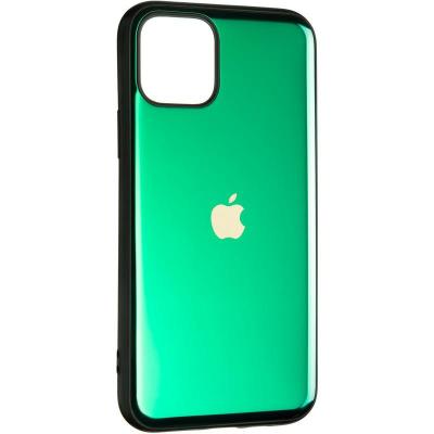 Чохол до мобільного телефона Gelius Metal Glass Case for iPhone 11 Green (00000077025)