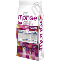 Dry food for cats Monge Cat Urinary with the taste of chicken and rice 10 kg (8009470004916)