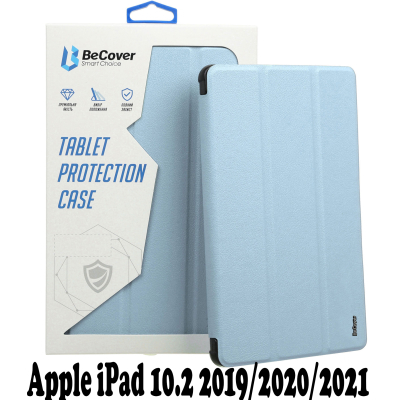 Чохол до планшета BeCover Tri Fold Soft TPU Apple iPad 10.2 2019/2020/2021 Light Blue (707527)