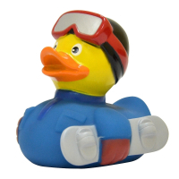 Funny Ducks Bath Toy Snowboarder Duck (L1952)