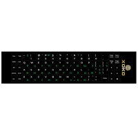 Наклейка на клавіатуру XoKo 68 keys UA/rus green, Latin white (XK-KB-STCK-MD)