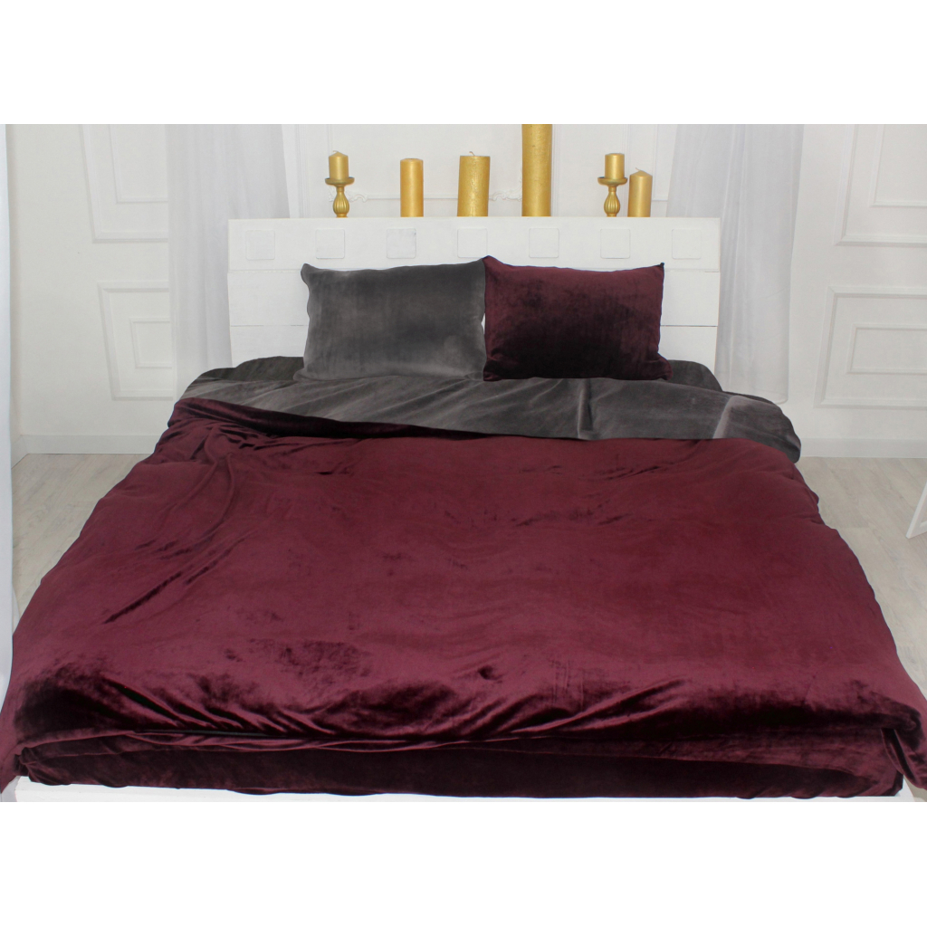 Постільна білизна MirSon Велюр Winter Frost 28-0003 + 28-0002 Protea Velvet 220х240 (2200004005829)
