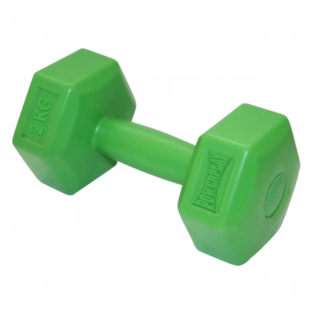 Гантель PowerPlay 4124 Hercules 2 кг Green (PP_4124_2kg) Гантель PowerPlay 4124 Hercules 2 кг Green (PP_4124_2kg)