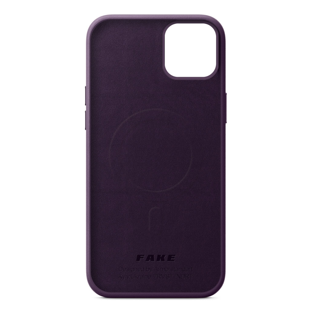 Чохол до мобільного телефона Armorstandart FAKE Leather Case Apple iPhone 14 Plus Dark Cherry (ARM64395) Чохол до мобільного телефона Armorstandart FAKE Leather Case Apple iPhone 14 Plus Dark Cherry (ARM64395)