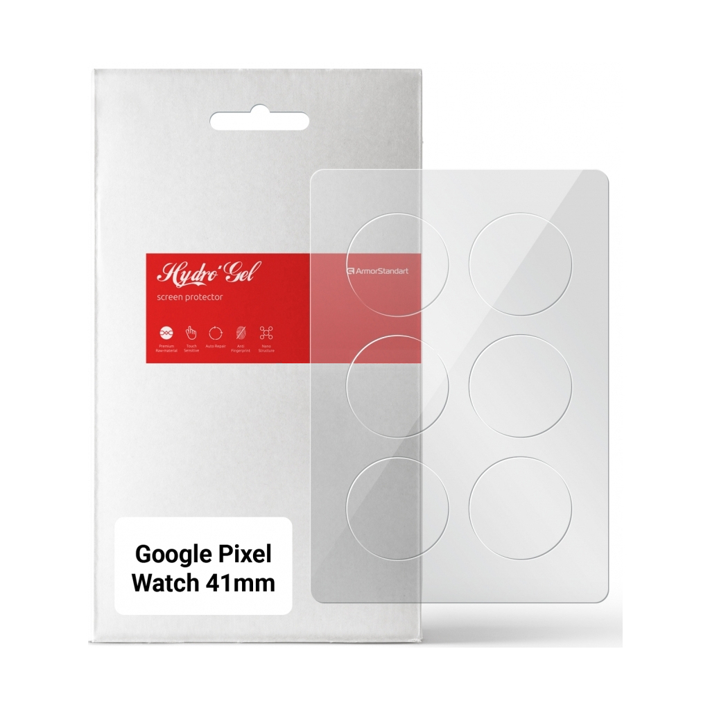 Плівка захисна Armorstandart Google Pixel Watch 41mm 6 шт. (ARM65227) Плівка захисна Armorstandart Google Pixel Watch 41mm 6 шт. (ARM65227)