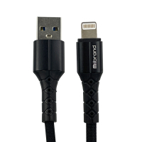 Дата кабель USB 2.0 AM to Lightning 1.0m MI-32 2A Black Mibrand (MIDC/321LB)