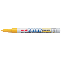 Marker UNI permanent Paint Yellow 0.8-1.2 mm (PX-21.Yellow)
