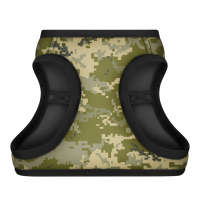 Harness for dogs WAUDOG Clothes with QR passport "Military" XS2 (221-4026)