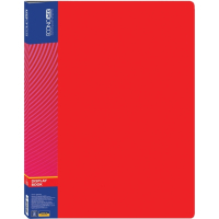 Economix A4 file folder with 10 files, red (E30601-03)