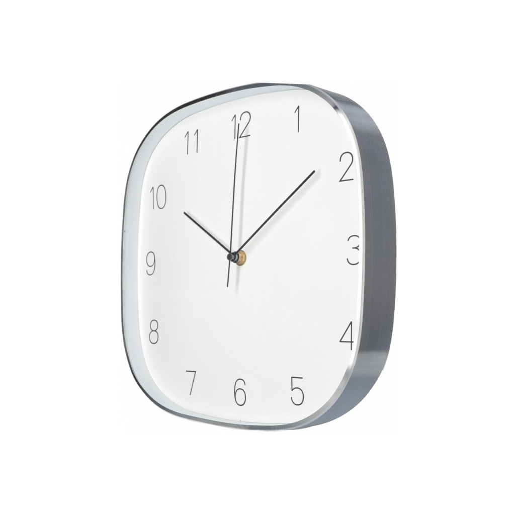 Настінний годинник Optima Promo Promo Jewel, металевий, срібний (O52080-16)